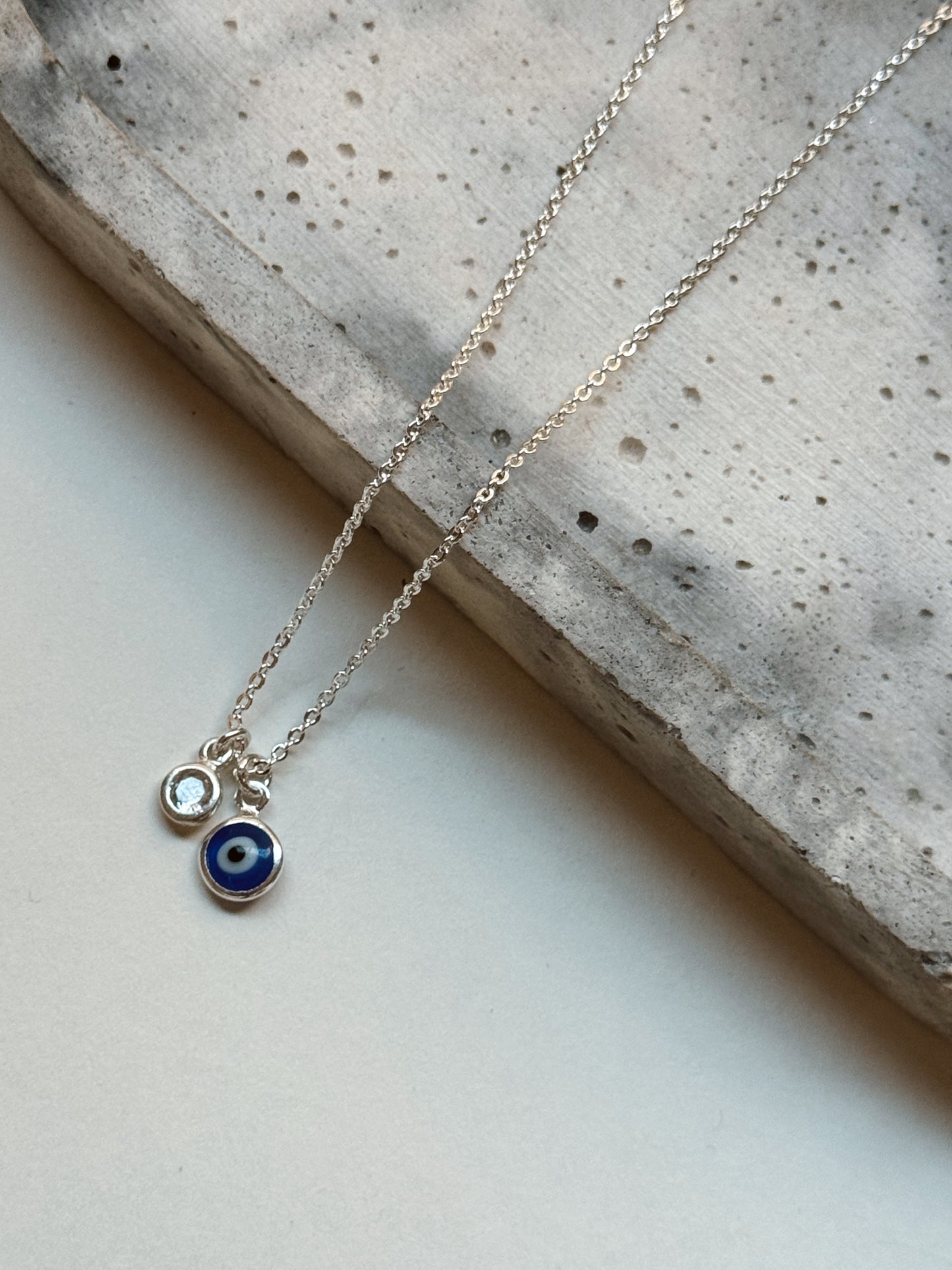 Collar Ojo turco plata