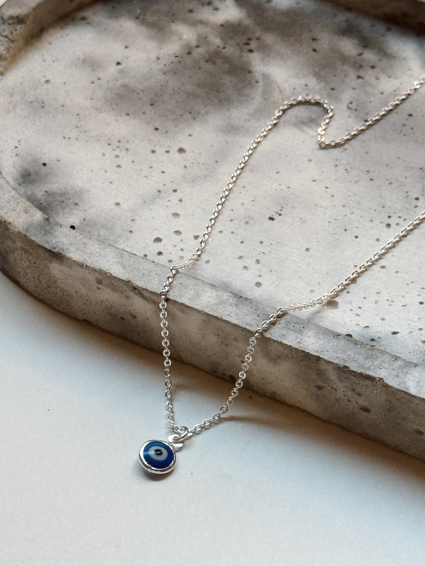 Collar Ojo turco plata